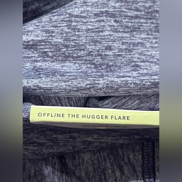 NWT Offline by Aerie Foldover Hi-Rise The Hugger Flare Leggings - Picture 14 of 16